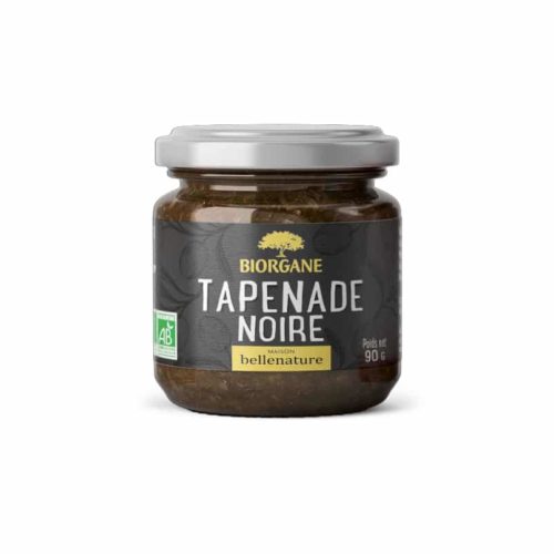 Tapenade Noire Bio Biorgane 90g - Verrine d'épicerie fine méditerranéenne